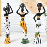 3pc Exotic African Women Figurines