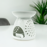 Decorative Wax Melt Burner - White