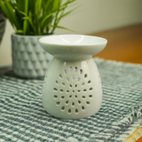 Decorative Wax Melt Burner - White