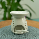 Decorative Wax Melt Burner - White